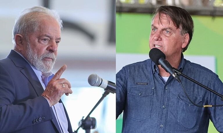 Lula segue com 45% das intenções de voto, e Bolsonaro chega a 36%, diz nova pesquisa FSB/BTG