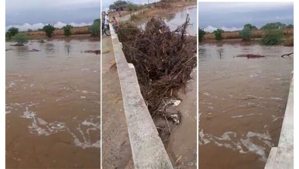 Na região Seridó, o volume de chuvas foi de 120mm a 180mm