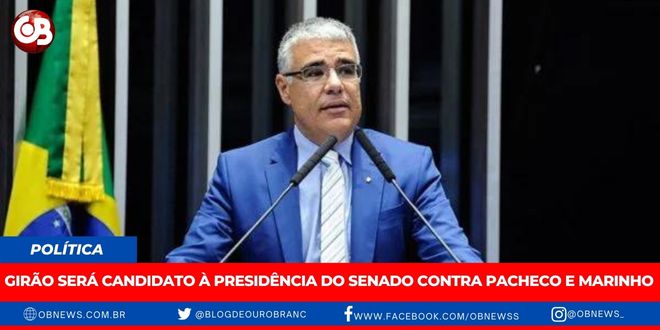 Girão será candidato à presidência do Senado contra Pacheco e Marinho