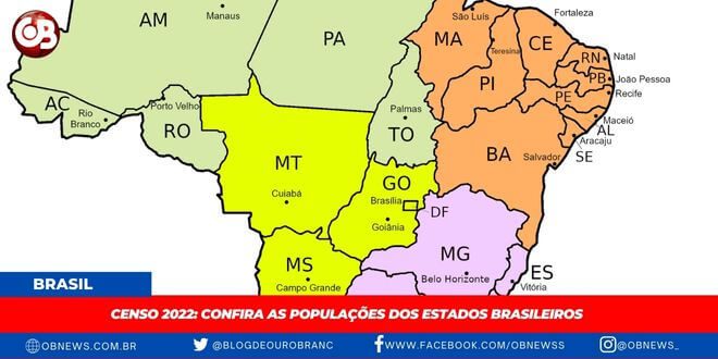 Censo 2022: confira as populações