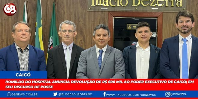 Ivanildo do Hospital anuncia devolução