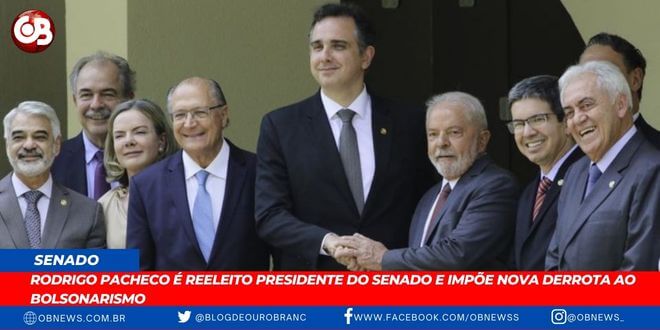 Rodrigo Pacheco é reeleito presidente
