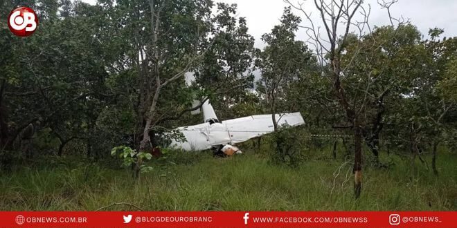 Avião de treinamento cai em Tocantins