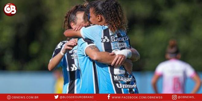 Grêmio vence o Ceará por 3 a 0 e assume a quinta colocação na Série A1 do Brasileirão Feminino