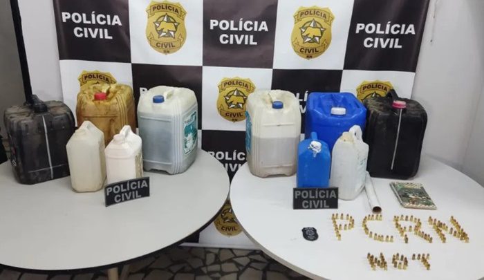 Polícia apreende 80 litros de gasolina e mais de 100 munições escondidos em lava a jato em Mossoró – Blog do Sidney Silva