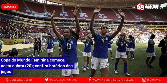 Copa do Mundo Feminina começa nesta quinta