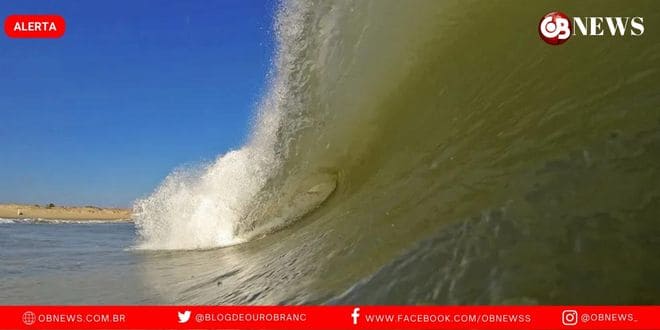 Marinha do Brasil emite alerta de ventos fortes na faixa litorânea