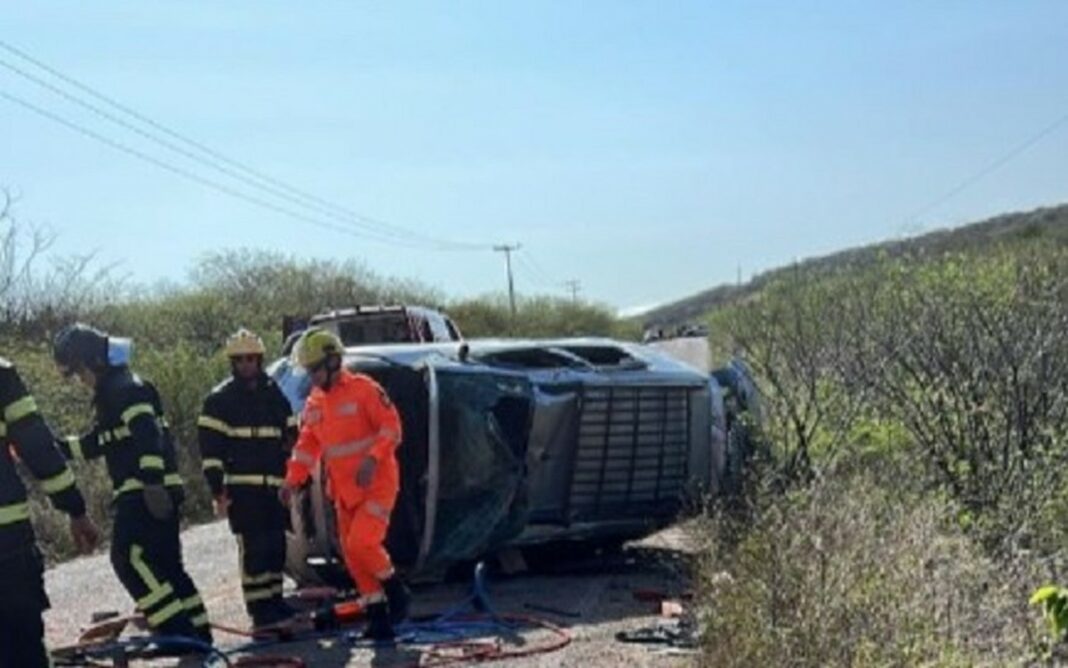 Motorista morre e três passageiros ficam feridos após carro capotar na BR-226 no interior do RN | Rio Grande do Norte