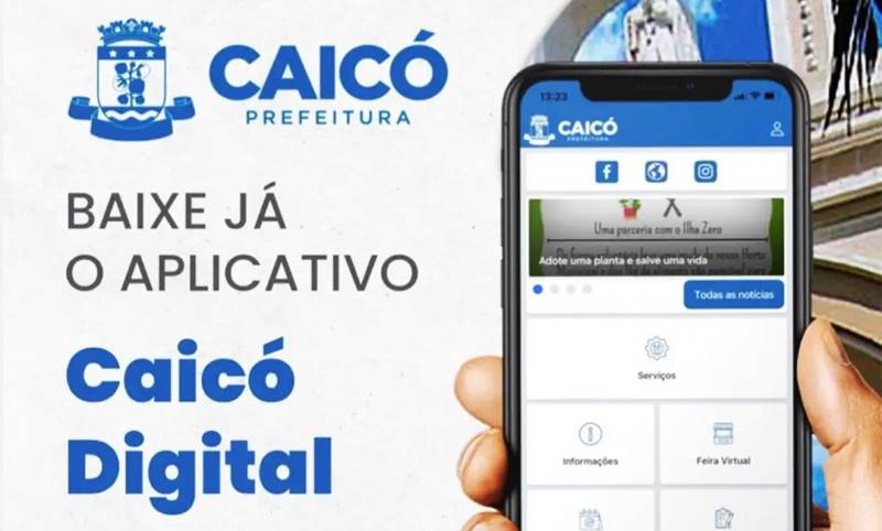 Agendamentos para atendimento no Cadastro Único da Prefeitura Caicó serão feitos exclusivamente pelo aplicativo Caicó Digital