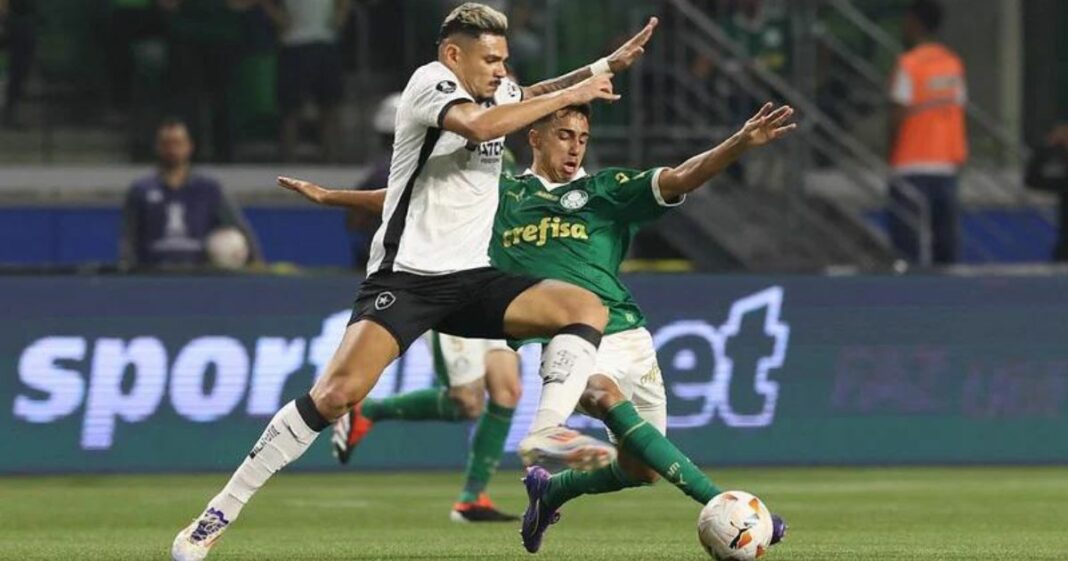 Palmeiras luta até o final, mas empata com Botafogo