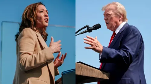 Kamala e Trump vão para a Pensilvânia e tentam