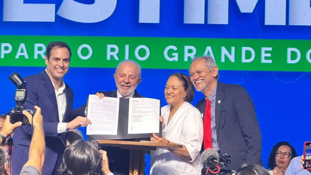 Lula anuncia R$10 milhões em investimentos para esgotamento sanitário de São Paulo do Potengi