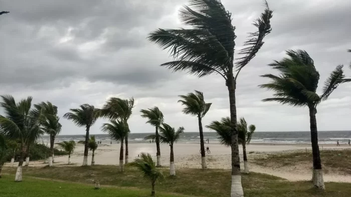 Marinha do Brasil faz alerta para ventos de até 60km no litoral do RN