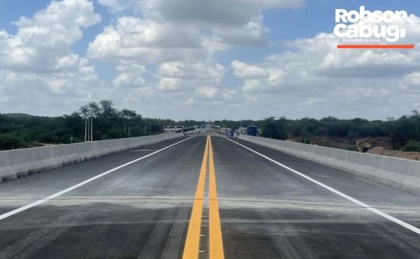 Após novo meses, ponte na BR 304 em Lajes será inaugurada dia 30 às 10h