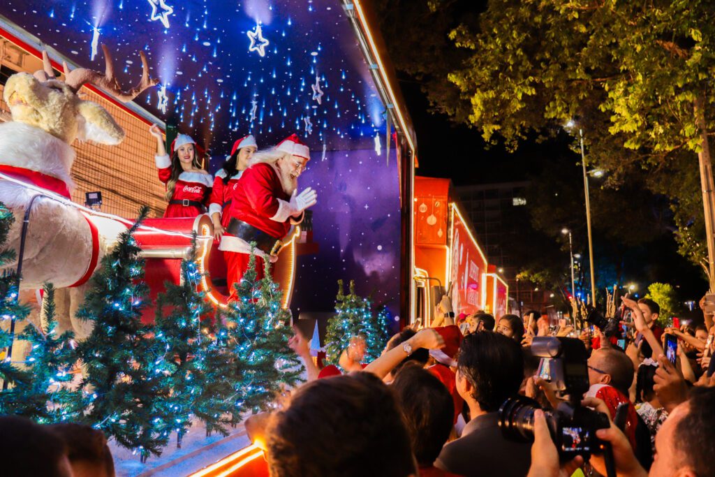 CONFIRA A ROTA COMPLETA DA CARAVANA COCA-COLA EM NATAL E PARNAMIRIM NESTE NATAL 2024