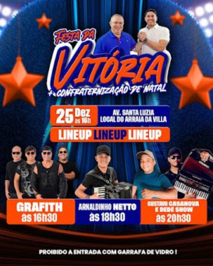 Hoje tem Grafith na Festa da Vitória em Poço Branco