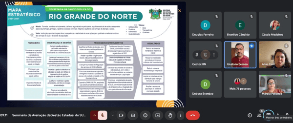 Sesap realiza Seminário de Avaliação da Gestão Estadual do SUS