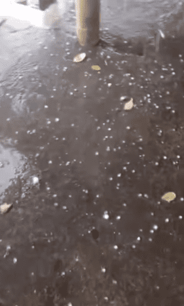 (VÍDEO) Chuva de granizo atinge cidades no interior do RN