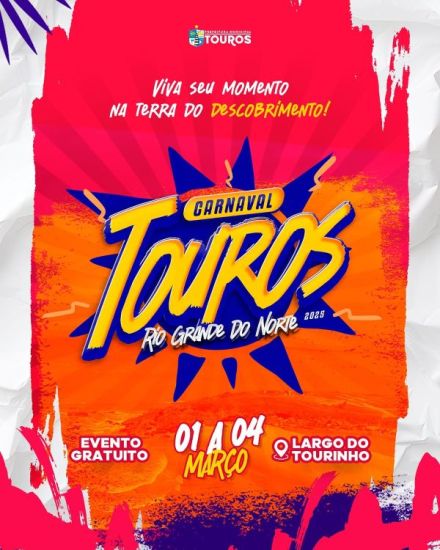 Carnaval de Touros: Prefeitura anuncia datas para cadastros dos Blocos e Ambulantes 