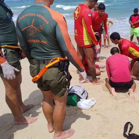 Equipe do Ciopaer participa de ação de busca e salvamento na Praia de Graçandu